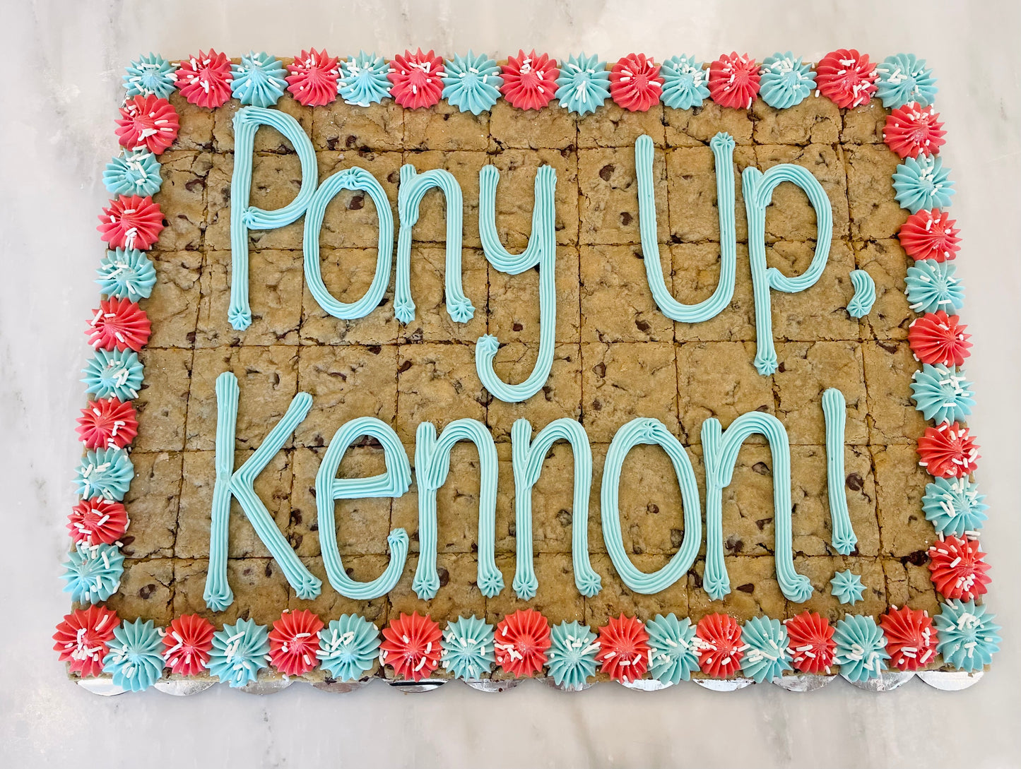 19x14” Rectangle Cookie Cake