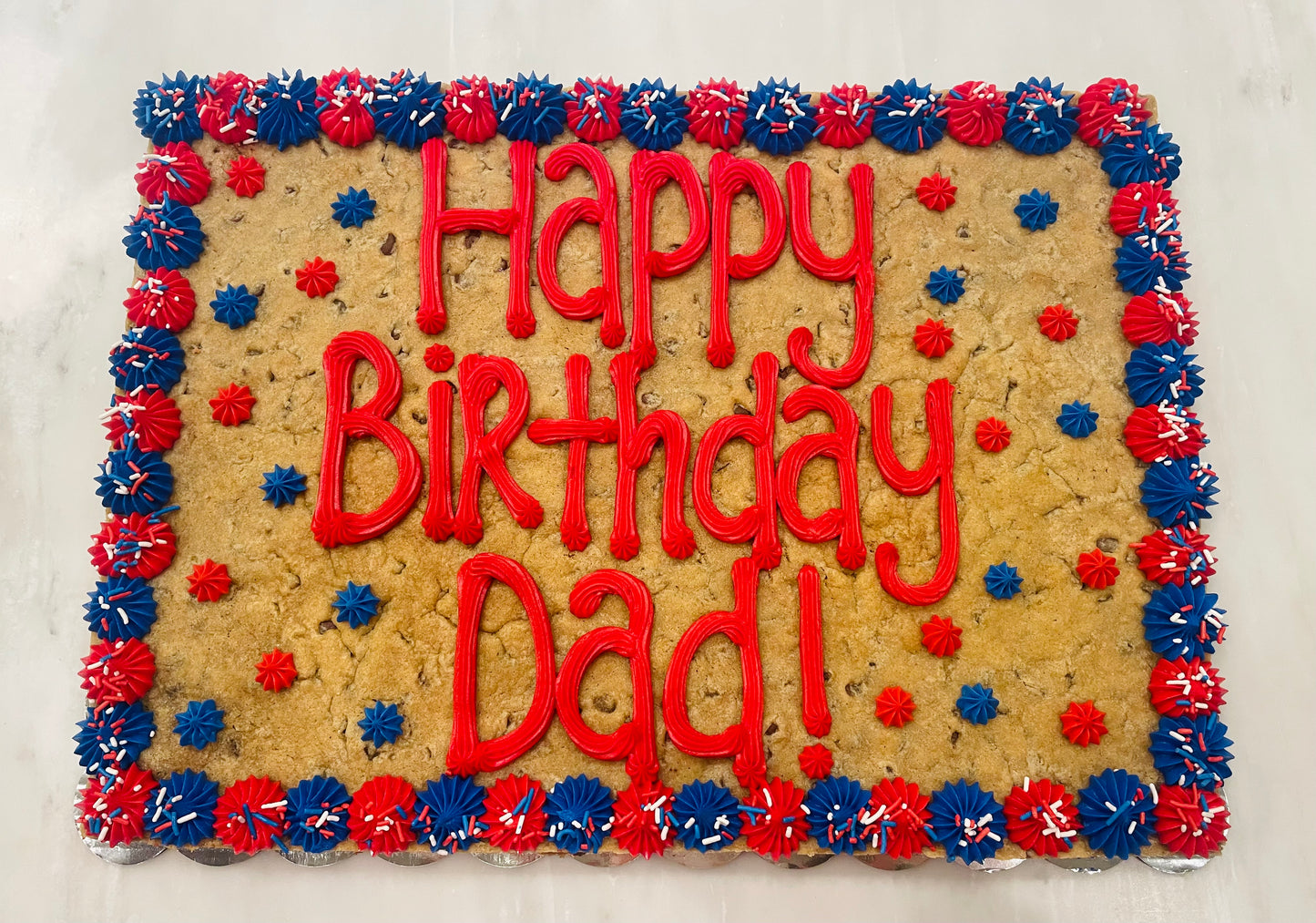 19x14” Rectangle Cookie Cake