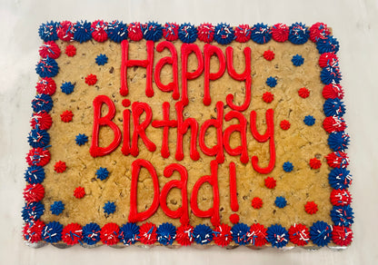 19x14” Rectangle Cookie Cake