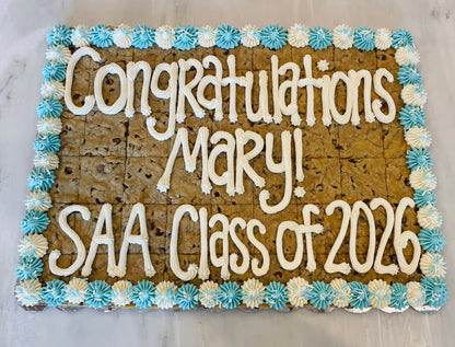 19x14” Rectangle Cookie Cake