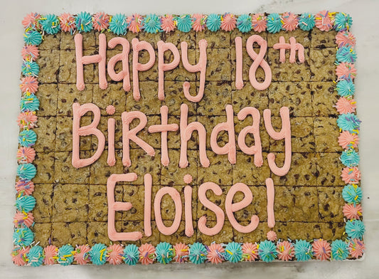 19x14 Rectangle Cookie Cake